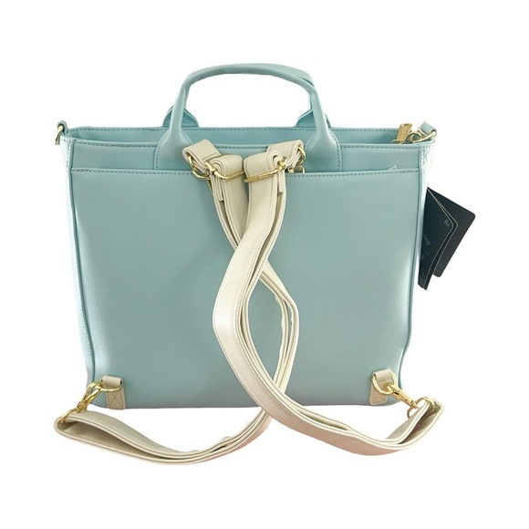 NWT LOUNGEFLY Mickey & Friends Exclusive Park Day Convertible Backpack & Tote - Picture 2 of 5